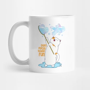 Cat Playing Bubble Mug